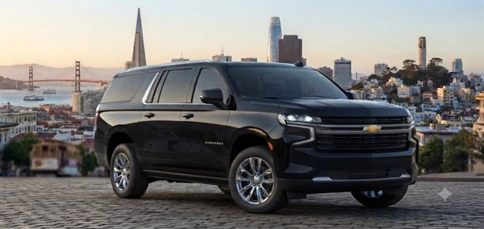Black Chevrolet Suburban